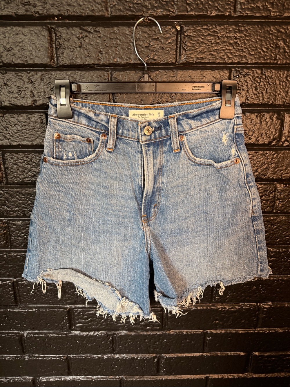Abercrombie & Fitch Light Blue Denim Cutoff Shorts size 0